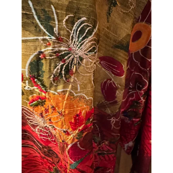 Vintage Chicos size 3 (16) silk top with embroidery NWOT - Picture 12 of 12